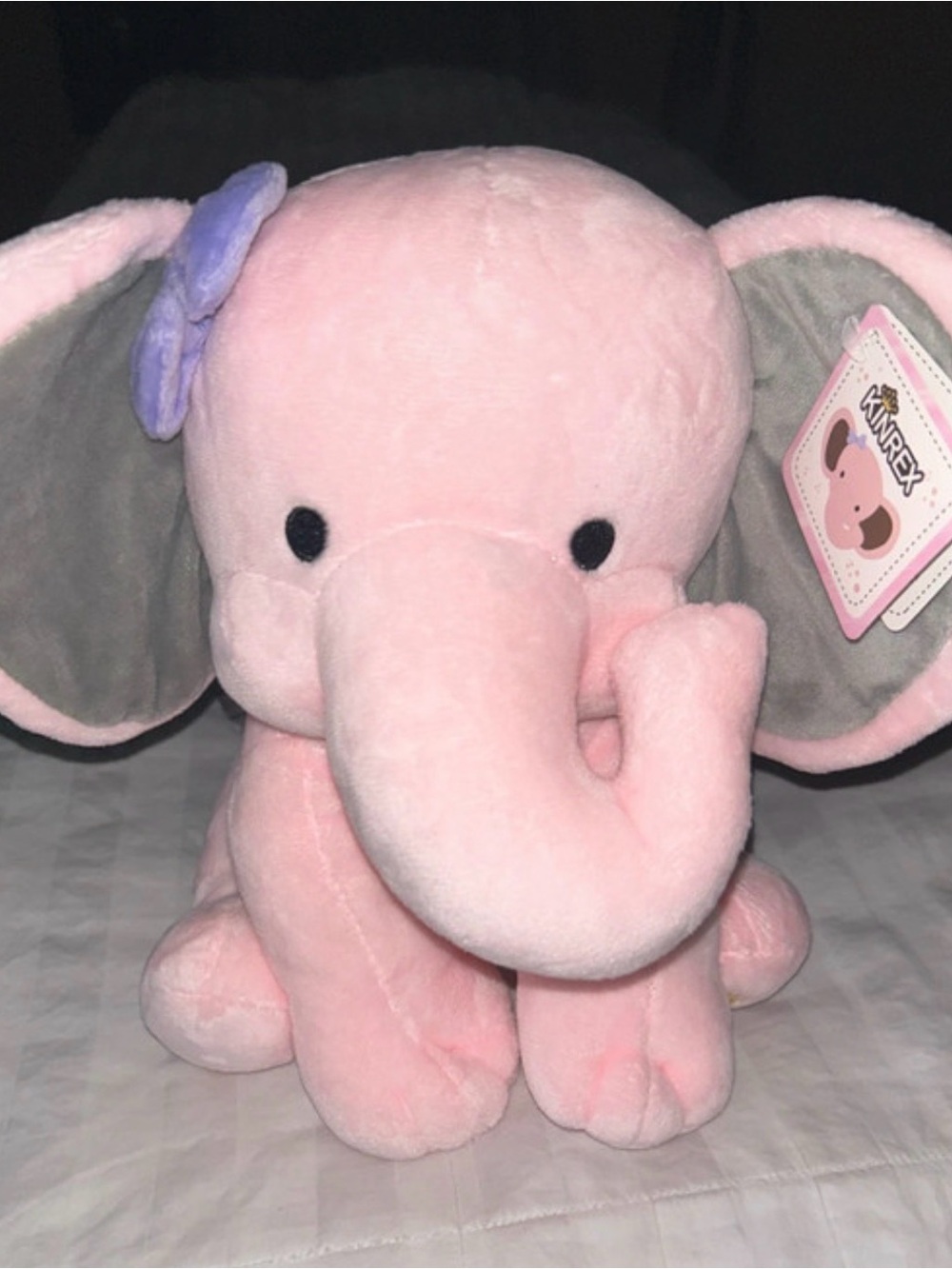 Kinrex Pink Elephant Stuffie NWT